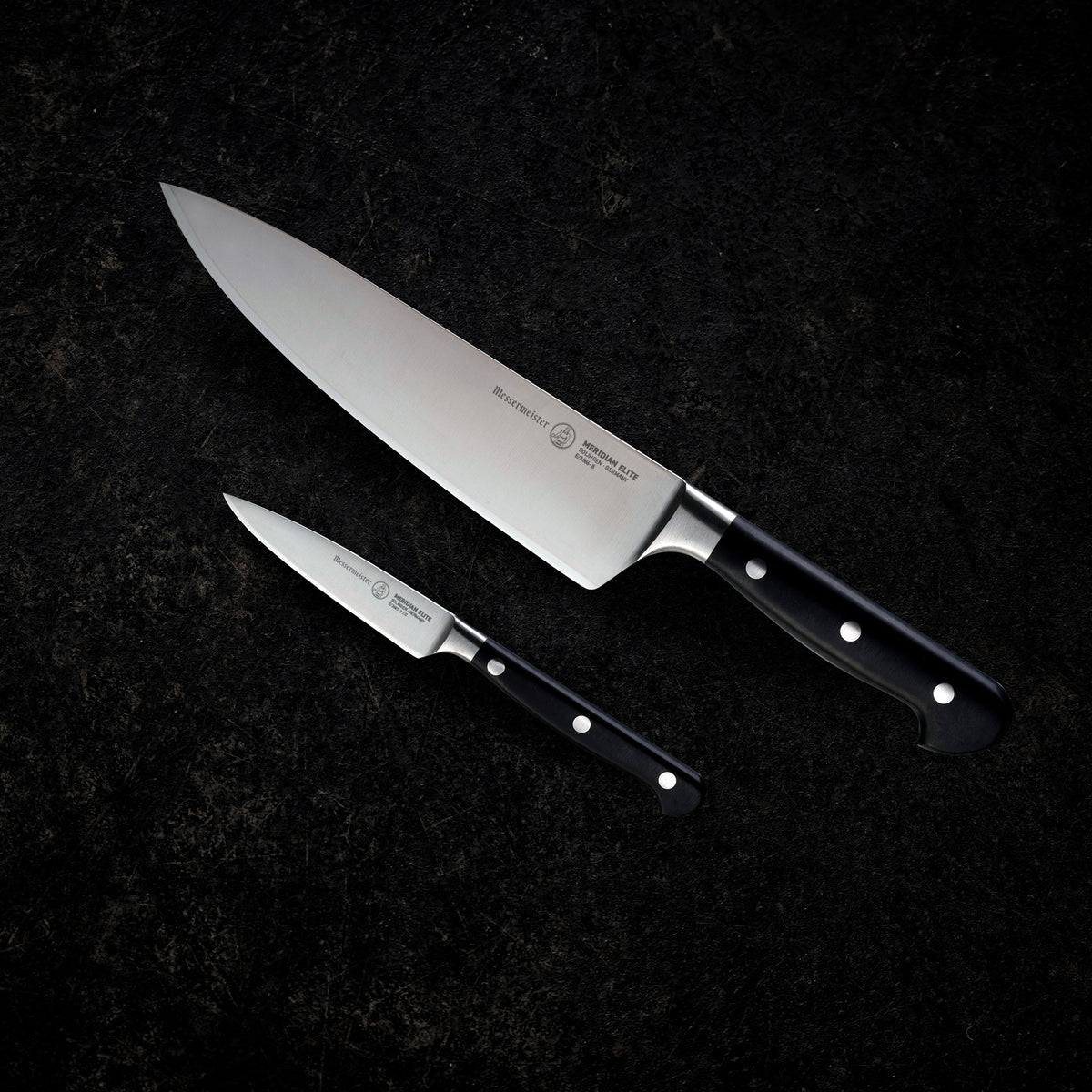 Messermeister German Meridian Elite Chef's Knife & Parer Set, 2-Piece
