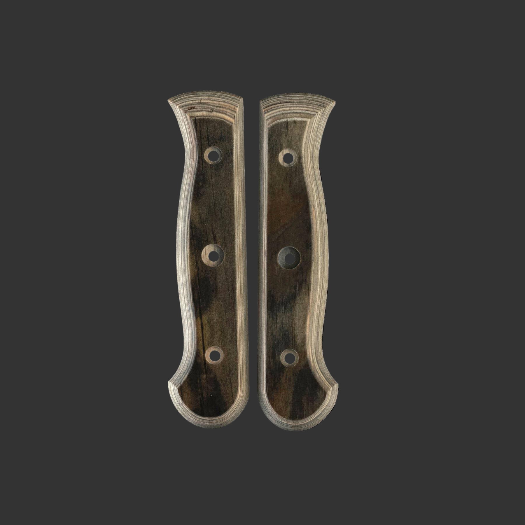 Messermeister Custom Barnwood Mod Kit Handle - Small - 3.5-6" - Made in Spain - Barnwood Evergreen™ Handle