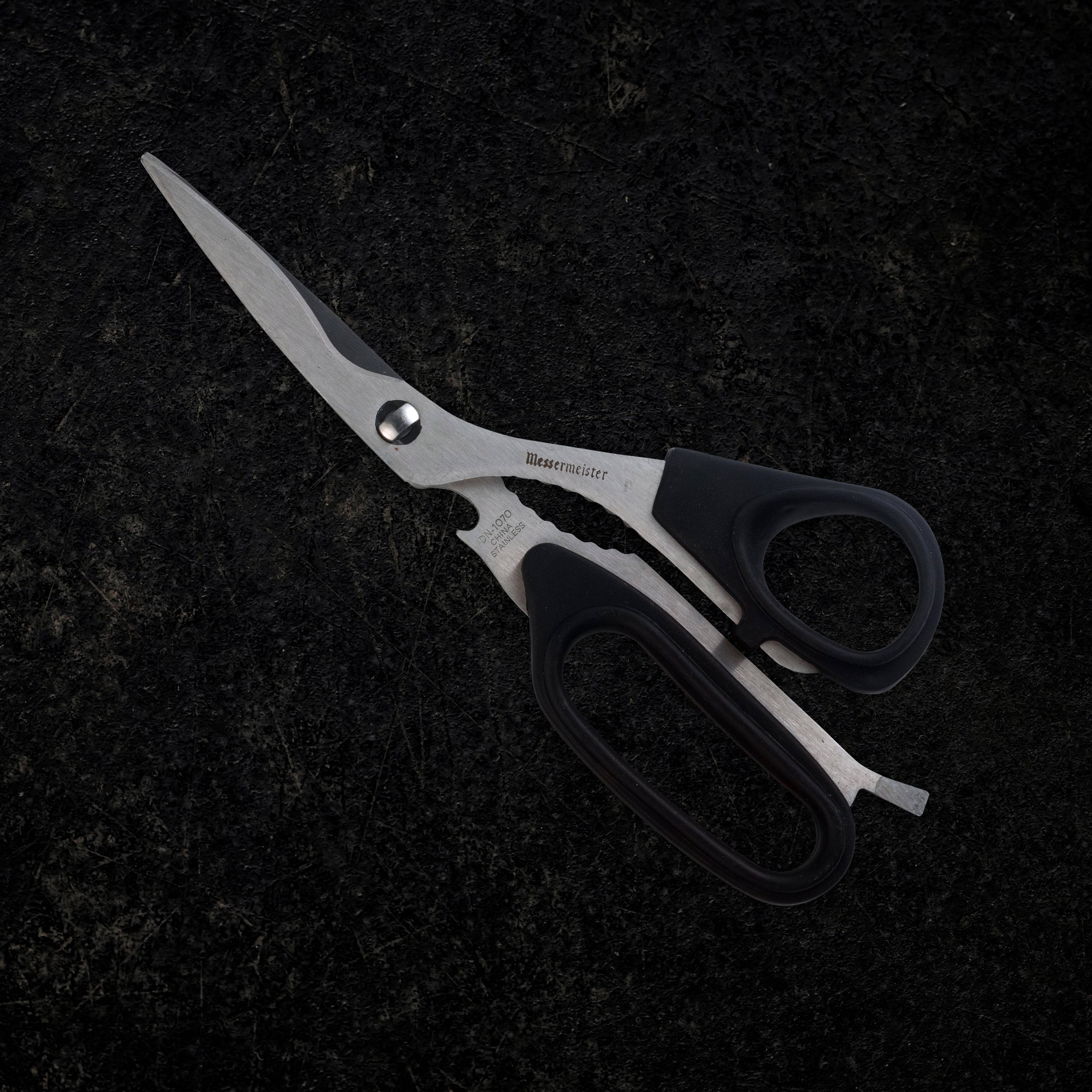 Messermeister 8.5-In. Take-Apart Utility Shears, Black