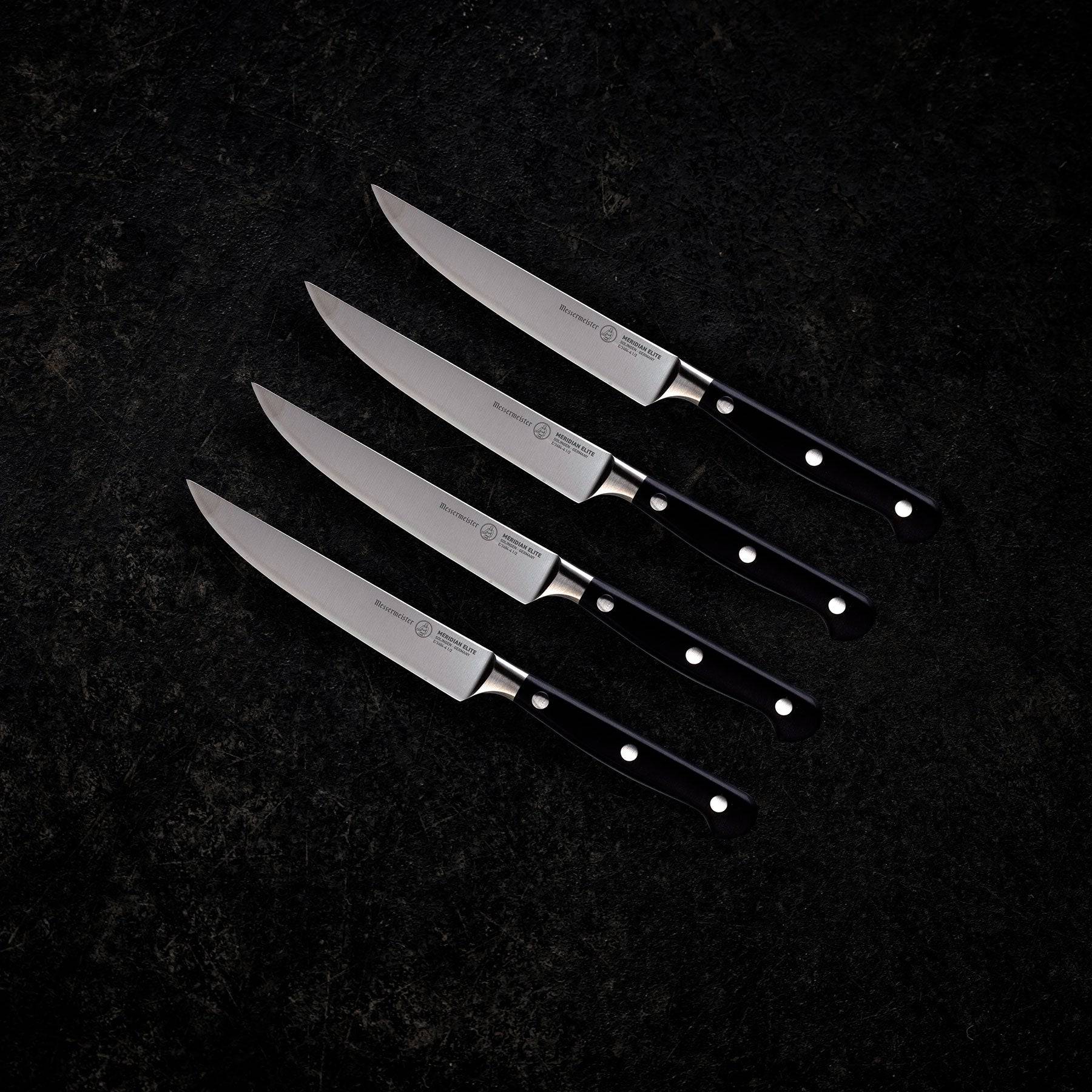 Messermeister Meridian Elite 4-Piece Steak Knife Set