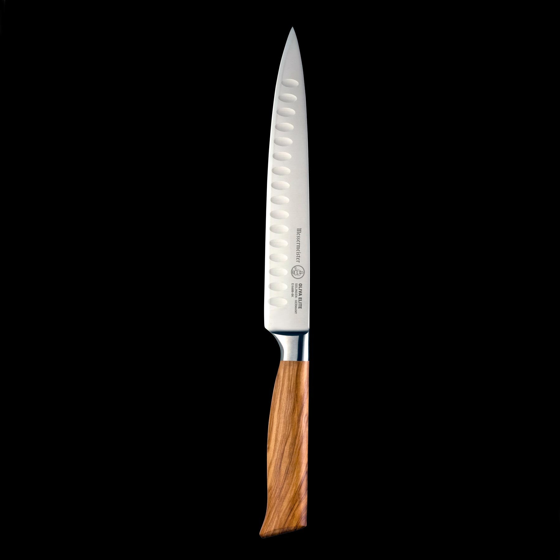 Messermeister Oliva Elite - 8 Kullenschliff Carving Knife