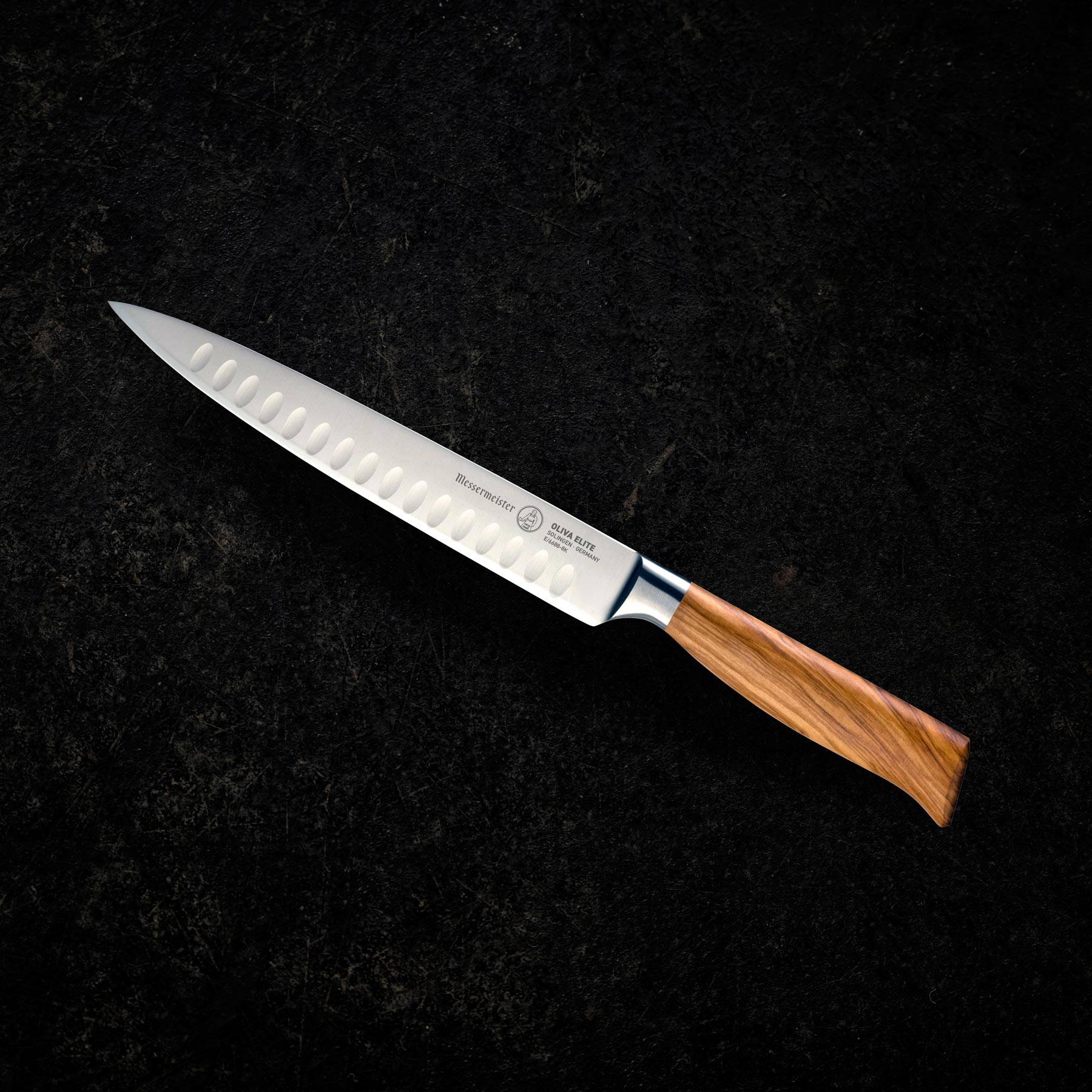 Oliva Elite 8 Inch Kullenschliff Carving Knife