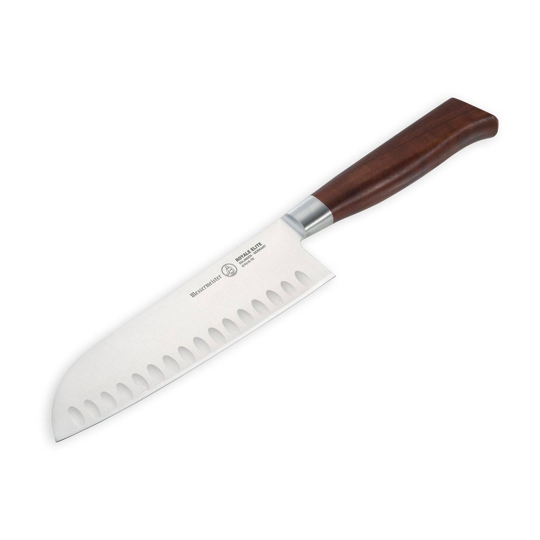 Royale Elite 7 Inch Kullenschliff Santoku Knife