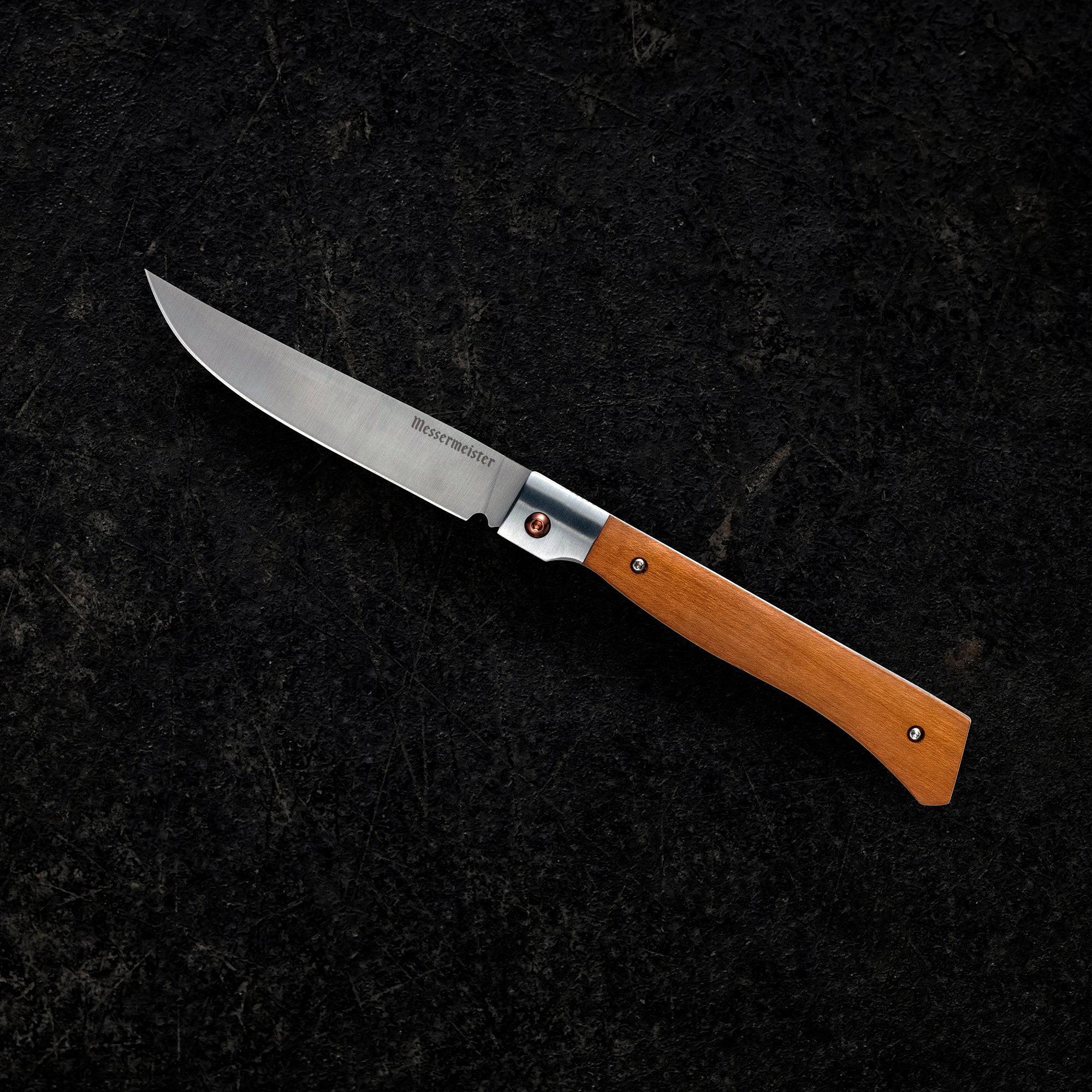 Messermeister 4 Folding Steak Knife – PERFECT EDGE CUTLERY