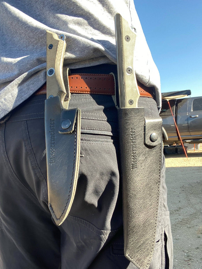 Leather Belt Sheath for Overland Chef's Knife - Messermeister