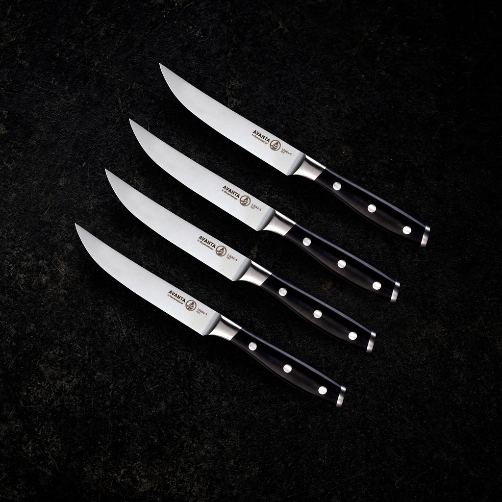 Avanta 4 Piece Fine Edge Steak Knife Set