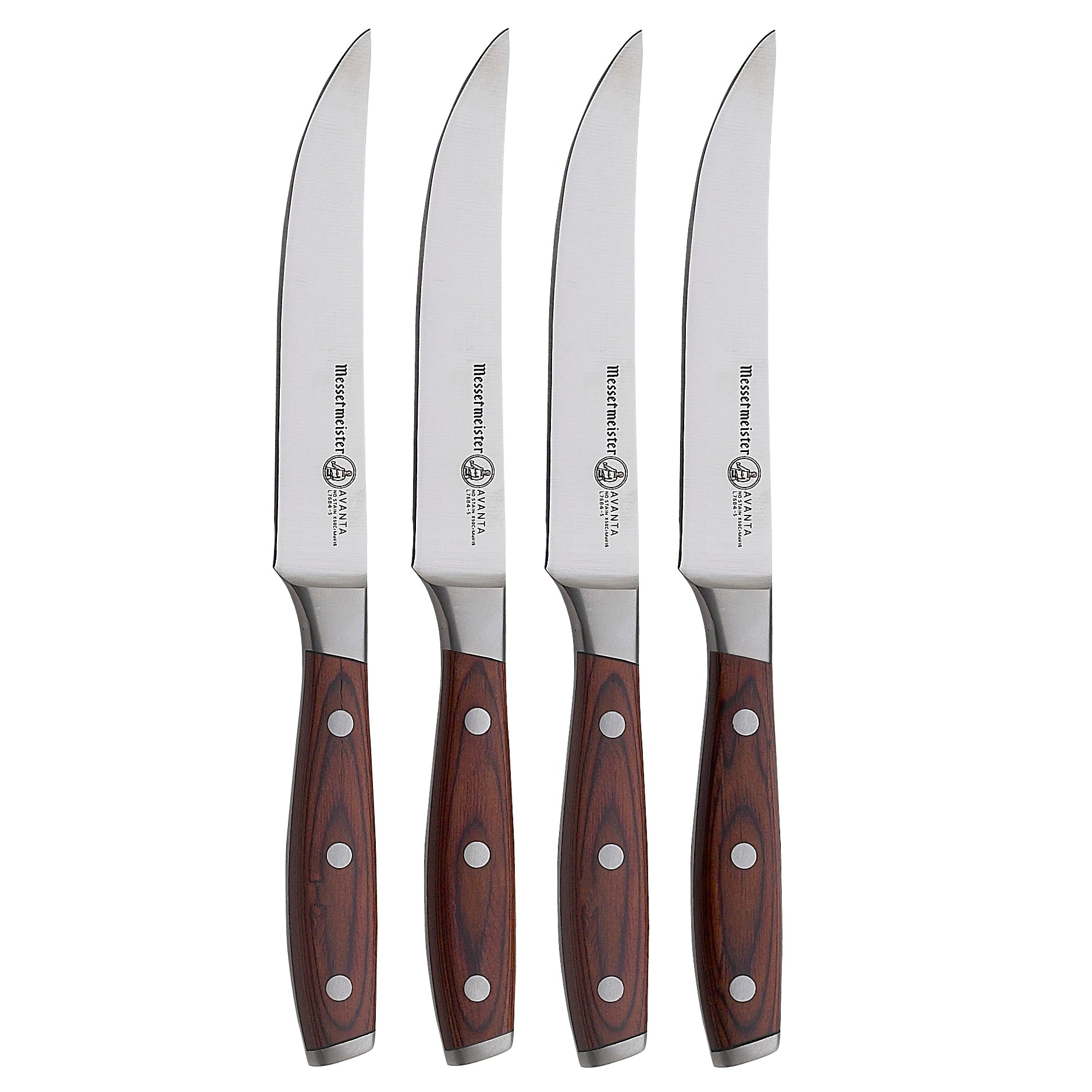 Avanta Fine Edge Steak Knife 4pc Set / Pakkawood + sett – One Mercantile /  Sett