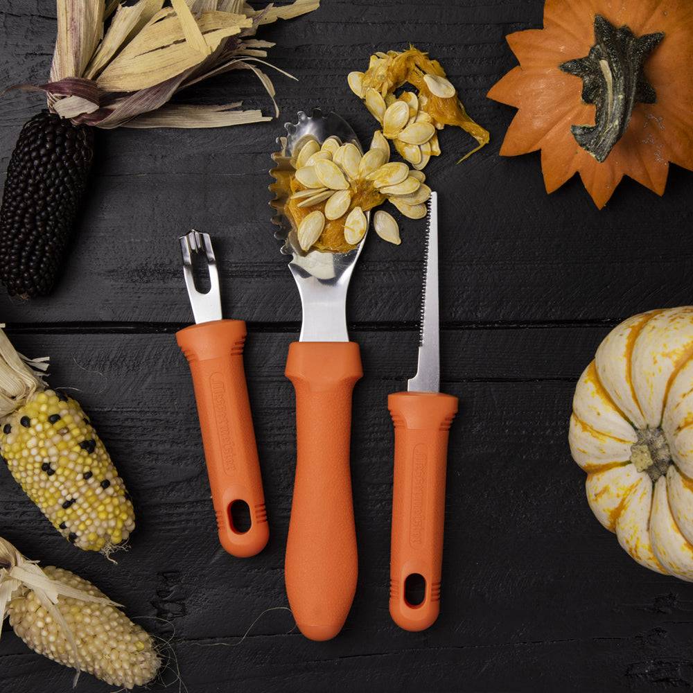3-Piece Pumpkin Carving Set - Messermeister