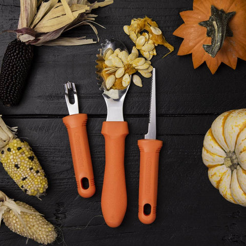 3-Piece Pumpkin Carving Set - Messermeister