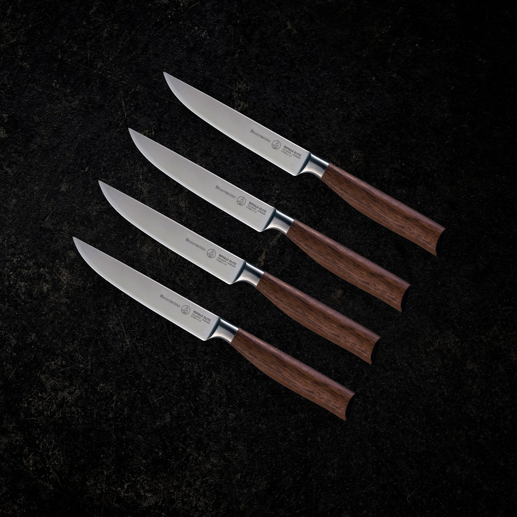 Royale Elite Steak Knife Set & Pouch