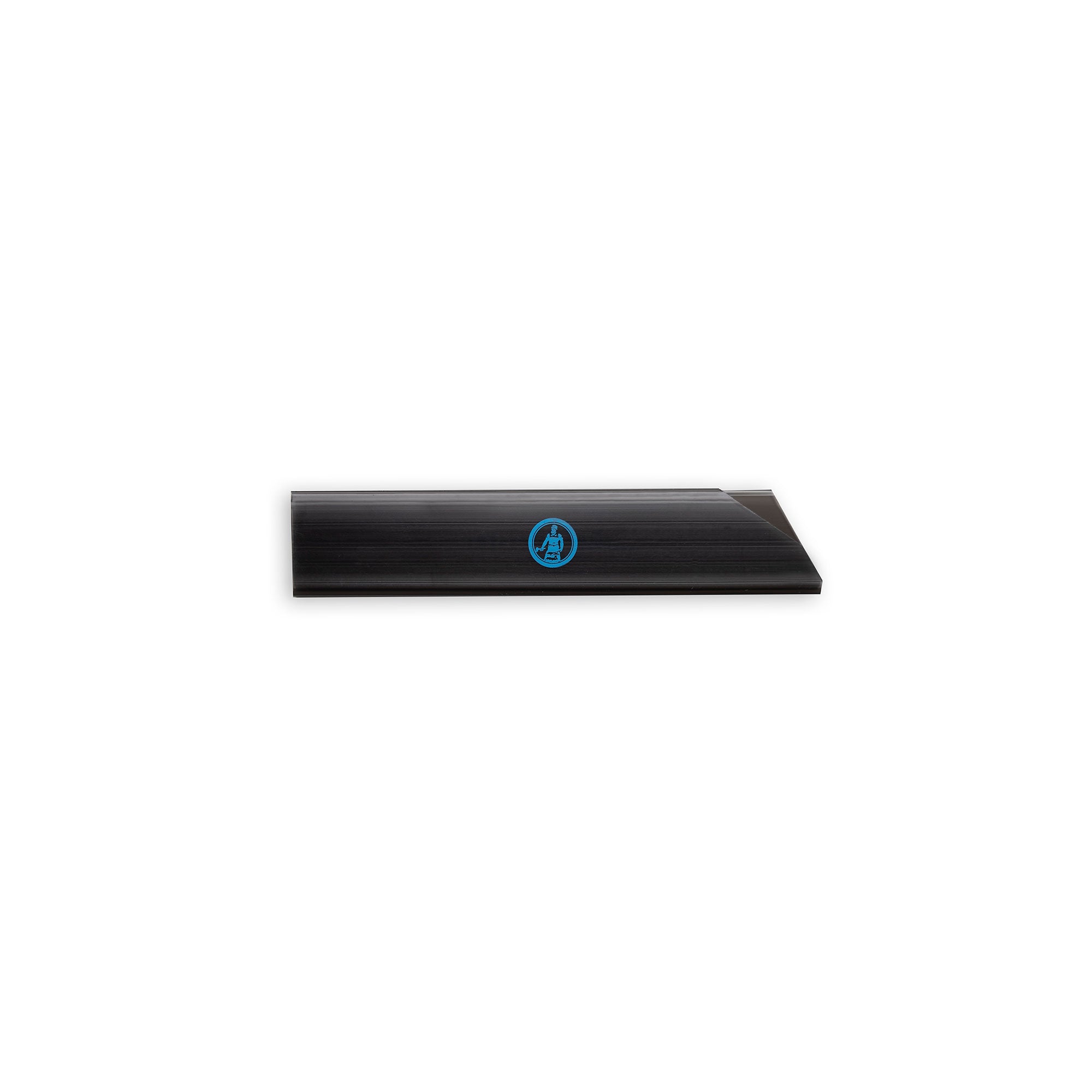 Edge Guard in black with blue writing "Messermeister"
