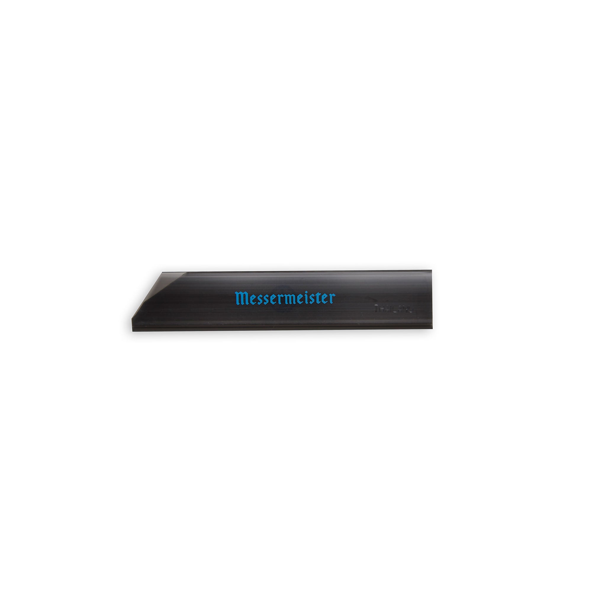  Edge Guard in black with blue writing "Messermeister" 