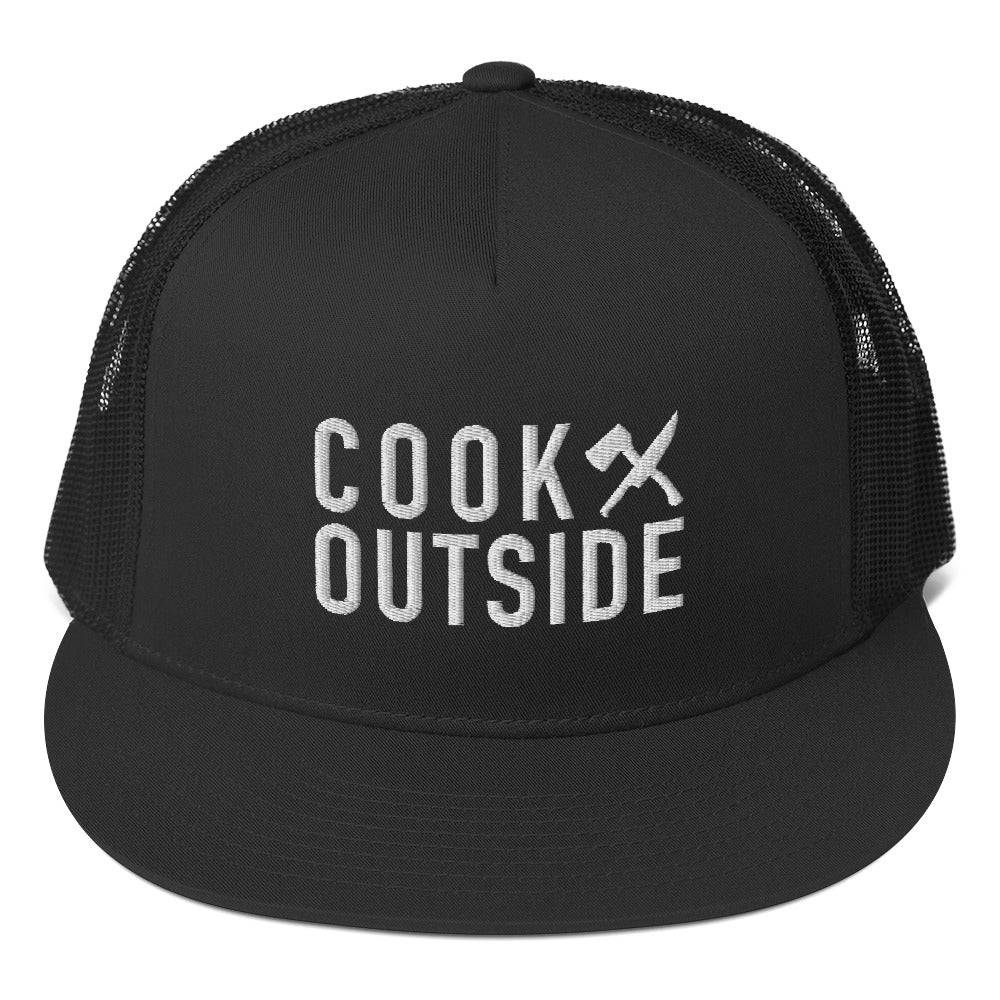 Adventure Chef Cook Outside Trucker Cap